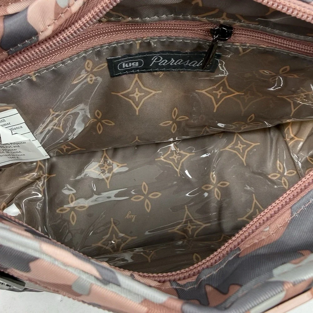 LUG Parasail Cosmetic Bag Camo Rose Nylon Travel Makeup Case Brand New